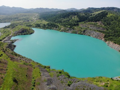 Blue lakes and Evstafiya cape